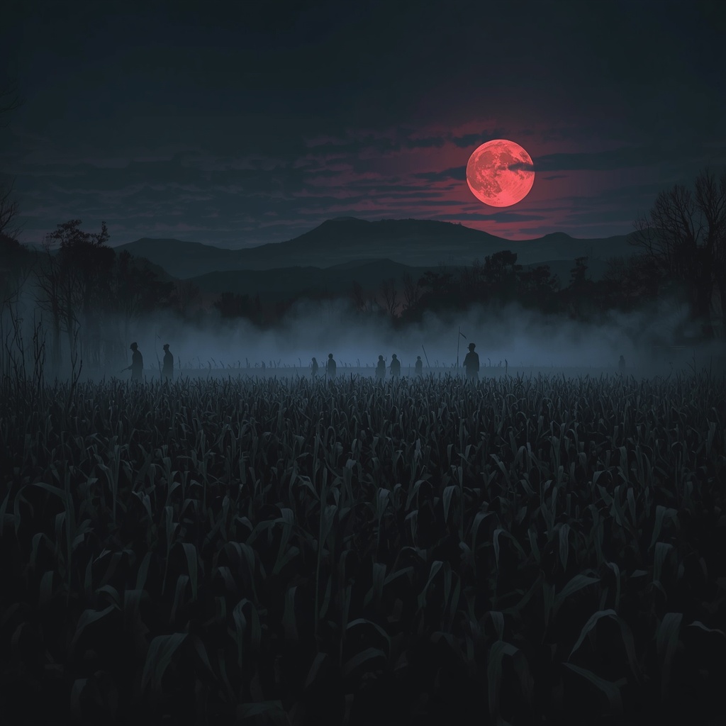 Haunted house illustration